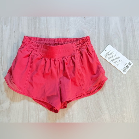 Lululemon Hotty Hot Low-Rise Lined Shorts 2.5” Glaze Pink Sz6 Rare Retired Color - Picture 7 of 9